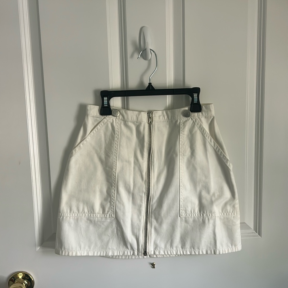 White Mini Skirt from Urban Outfitters